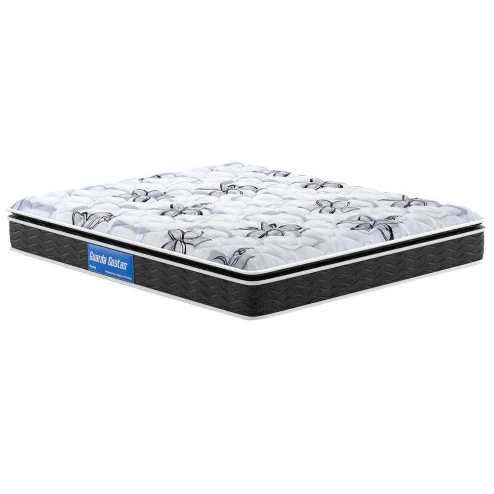 Colchão Casal Espuma D33 Guarda Costas Premium Extra Firme Pillow Top Black (138x188x24) - Probel - 1