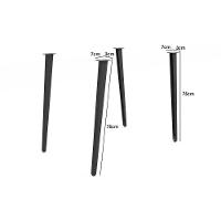 Mesa Para Cozinha Iguaçu Aço Com Tampo Madeirado 90x90cm Cromada Nogueira Kappesberg - 2