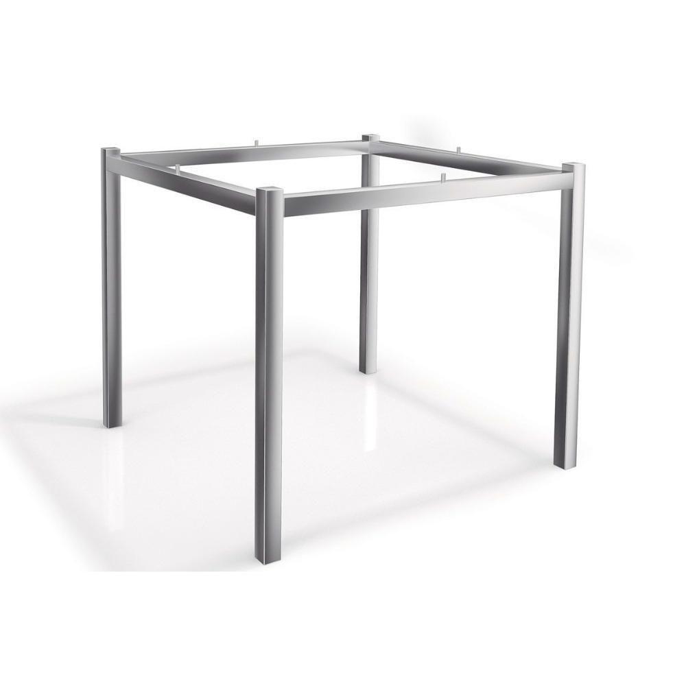 Mesa Para Cozinha Reno Com Tampo 90cm Cromada Nogueira Kappesberg - 4