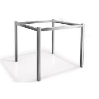 Mesa Para Cozinha Reno Com Tampo 90cm Cromada Nogueira Kappesberg