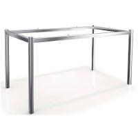 Mesa Para Cozinha Reno Com Tampo 160cm Cromada Nogueira Kappesberg - 3