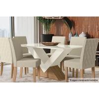 Base De Mesa Para Cozinha Amora Ba35 Madeirado Sem Tampo Canela Kappesberg - 6