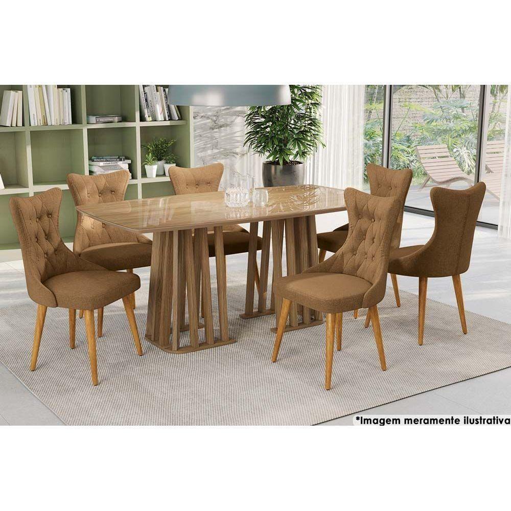 Base De Mesa Para Cozinha Alteia Ba50 Madeirado Sem Tampo Canela Kappesberg - 5