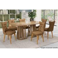 Base De Mesa Para Cozinha Alteia Ba50 Madeirado Sem Tampo Canela Kappesberg - 5