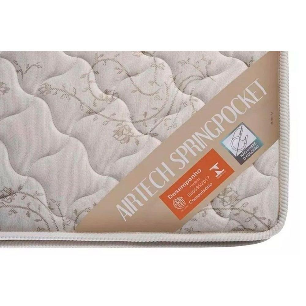 Colchão Solteiro Molas Masterpocket Ensacadas Super Airtech Spring Ortopillow (78x188x25) - Ortobom - 4