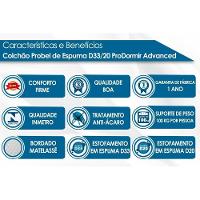 Colchão Solteiro Espuma D33 Prodormir Advanced (88x188x20) - Probel - 2