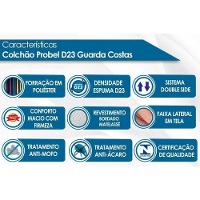 Colchão Solteiro Espuma Guarda Costas Super Resistente (88x188x17) - Probel - 2