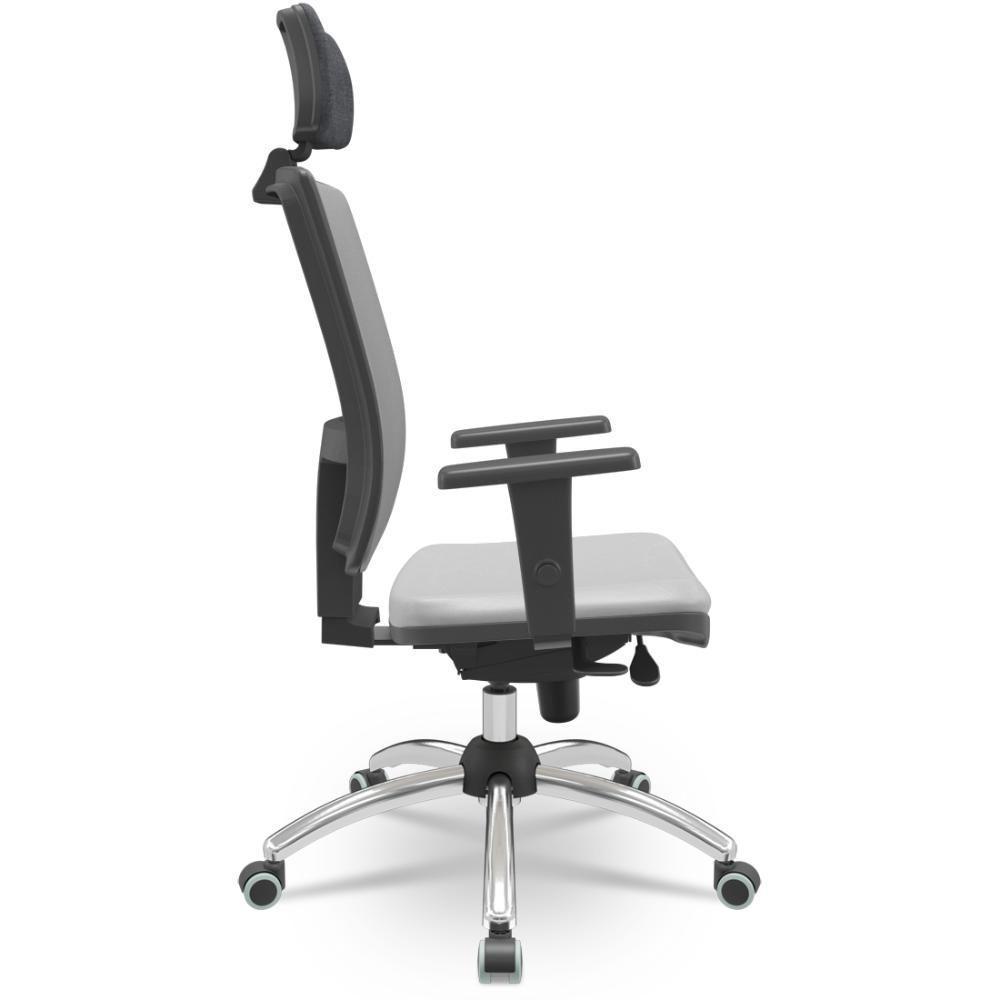 Cadeira Brizza Soft Presidente Facto Dunas Cinza - 2