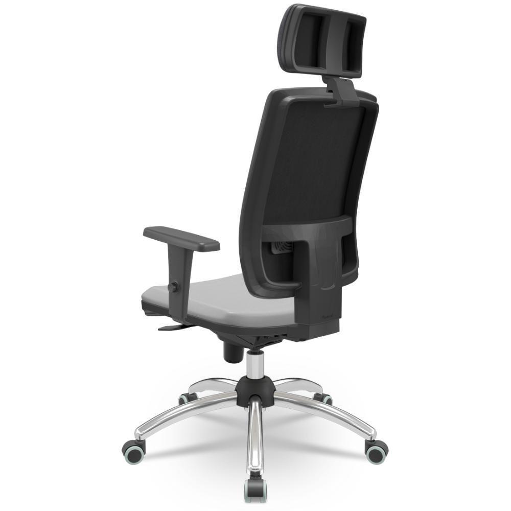 Cadeira Brizza Soft Presidente Facto Dunas Cinza - 3