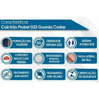 Colchão Solteiro Espuma Guarda Costas Super Resistente (78x188x12) - Probel - 2