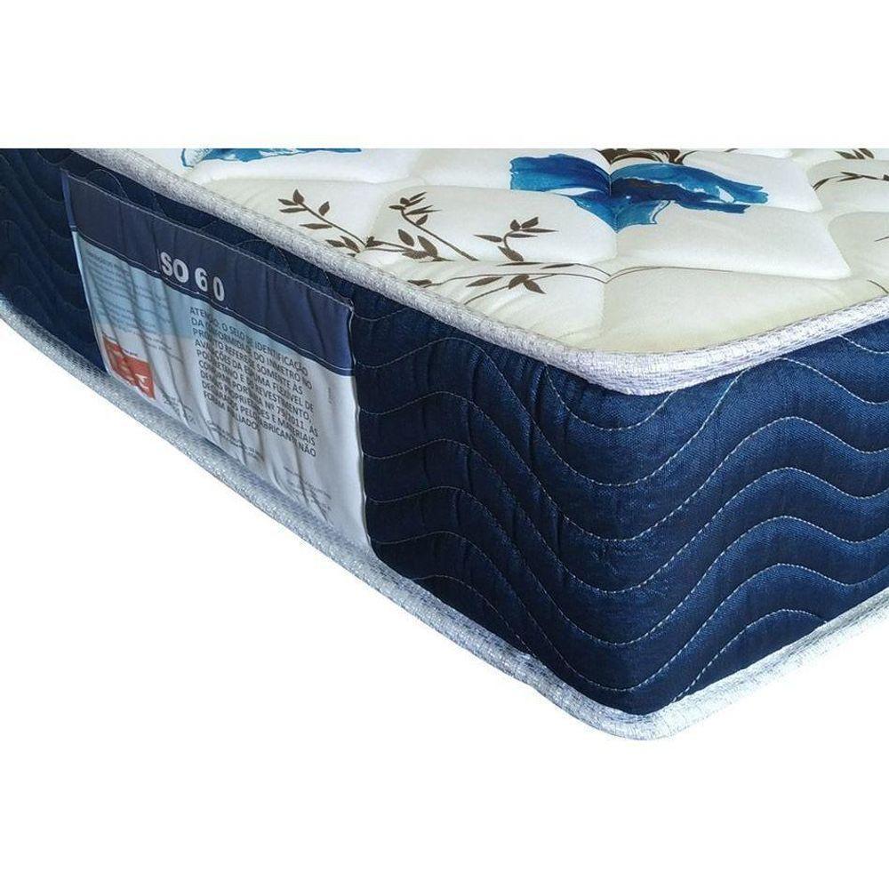 Cama Box Baú Queen: Colchão Ortopédico Ortobom D28 Iso 60 Super Firme + Base Crc Courano Black (158x198) - 7