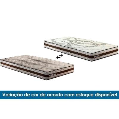 Conjunto Box Queen: Colchão Espuma Paropas D45 Resiste Hotel Douface + Base Crc Suede Clean (158x198)