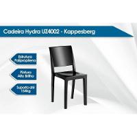 Sala De Jantar Reno Com Tampo De Vidro 90x90cm E 4 Cadeiras Hydra Plus Cromada Capuccino - 2