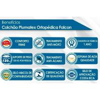 Conjunto Box Casal: Colchão Espuma Plumatex D26 Falcon Firme + Base Crc Suede Gray (138x188) - 2