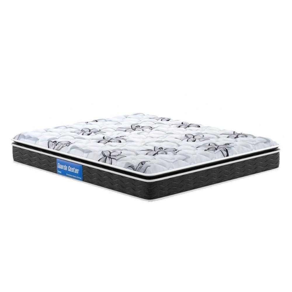 Colchão King Espuma D40-20 Guarda Costas Premium Hiper Firme Euro Pillow Black (193x203x22) - Probel - 1