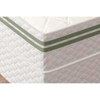 Conjunto Box Baú Queen: Colchão Espuma Paropas Molas Ensacadas Coliseu + Base Crc Suede White (158x198) - 8