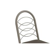 Sala De Jantar Duina Com Tampo De Madeira 160cm E 6 Cadeiras Holanda Niquel Freijó Courano Marrom - 8