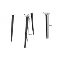 Mesa Para Cozinha Iguaçu Aço Com Tampo Madeirado 136x90cm Nogueira Cromada Kappesberg - 3