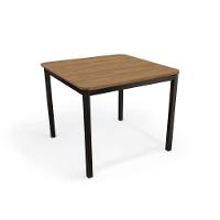 Mesa Para Cozinha Reno Com Tampo 90cm Preto Nogueira Kappesberg - 1