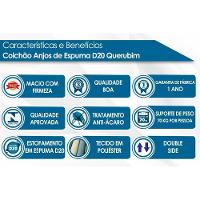 Colchão Viúva Espuma D20 Querubim (128x188x14) - D Angelis Anjos - 2