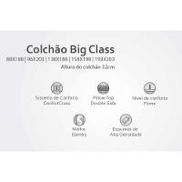 Colchão Queen Molas Conforclass Big Class Pillow Top (158x198x32) - Herval - 2