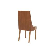 Kit 6 Cadeiras Sala Jantar Ivy 6 Un Nature Courano Caramelo Creme - 7