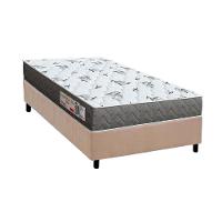 Conjunto Box Solteiro: Colchão Espuma Orthoflex D33 Comfortpedic Line Black + Base Crc Suede Clean (78x188) - 1
