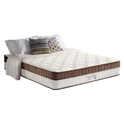 Colchão Queen Molas Superlastic King Best Euro Pillow Brown (158x198x28) - D Angelis Anjos