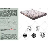 Conjunto Box Solteiro: Colchão Espuma Herval D28 - Ag65 Ortopedic Black + Base Crc Courano White (88x188) - 10