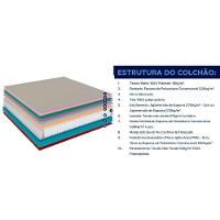 Colchão Viúva Molas Superlastic Classic Euro Pillow Brown (128x188x22) - D Angelis Anjos