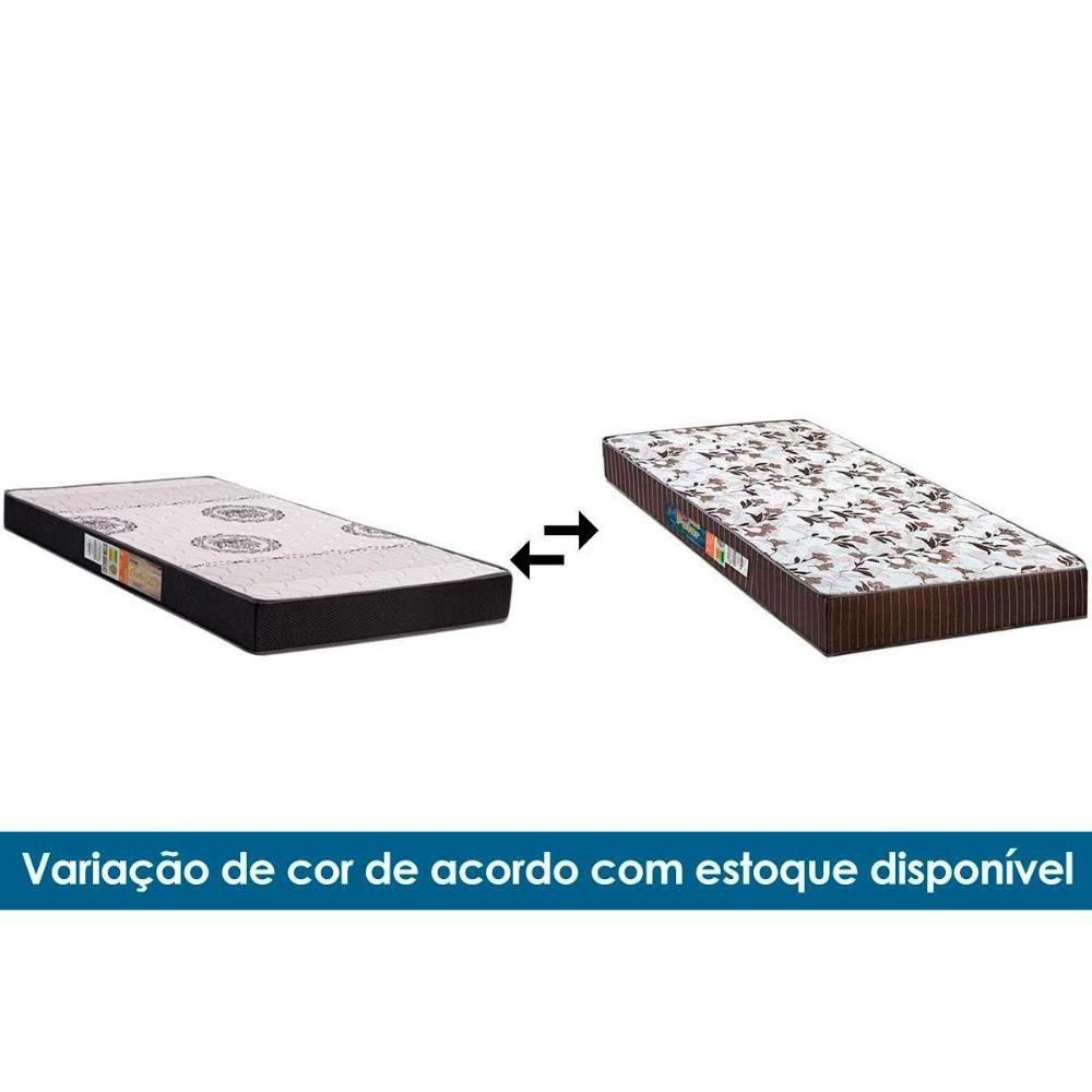 Conjunto Box Solteiro: Colchão Anatômico Polar D28 Orthoface Black + Base Crc Suede Black (88x188) - 3