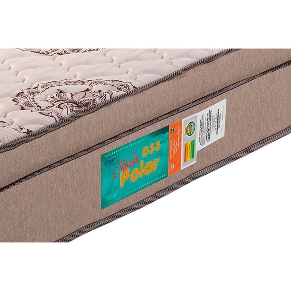 Colchão Solteiro Espuma D33 Pérola Euro Pillow (88x188x24) - Polar - 3