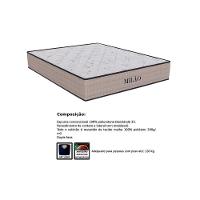 Cama Box Baú Casal: Colchão Espuma D33 Orthoflex Milão + Base Crc Suede Clean (138x188) - 2