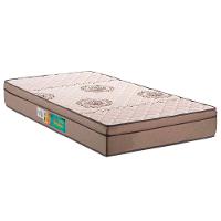 Colchão Solteiro Espuma D33 Pérola Euro Pillow (88x188x24) - Polar - 1