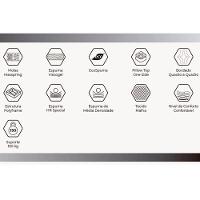 Cama Box Baú Casal: Colchão Molas Bonnel Herval Maxspring Crown Comfort C1631 + Base Crc Suede Clean (138x188x32) - 2