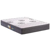Cama Box Baú Casal: Colchão Espuma D45 Polar Pérola Fort + Base Crc Suede Clean (138x188) - 6