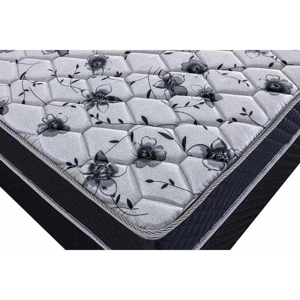 Conjunto Box Solteiro: Colchão Anatômico Herval Compact Ag 65 - Ag Biello + Base Crc Suede Black (88x188) - 5