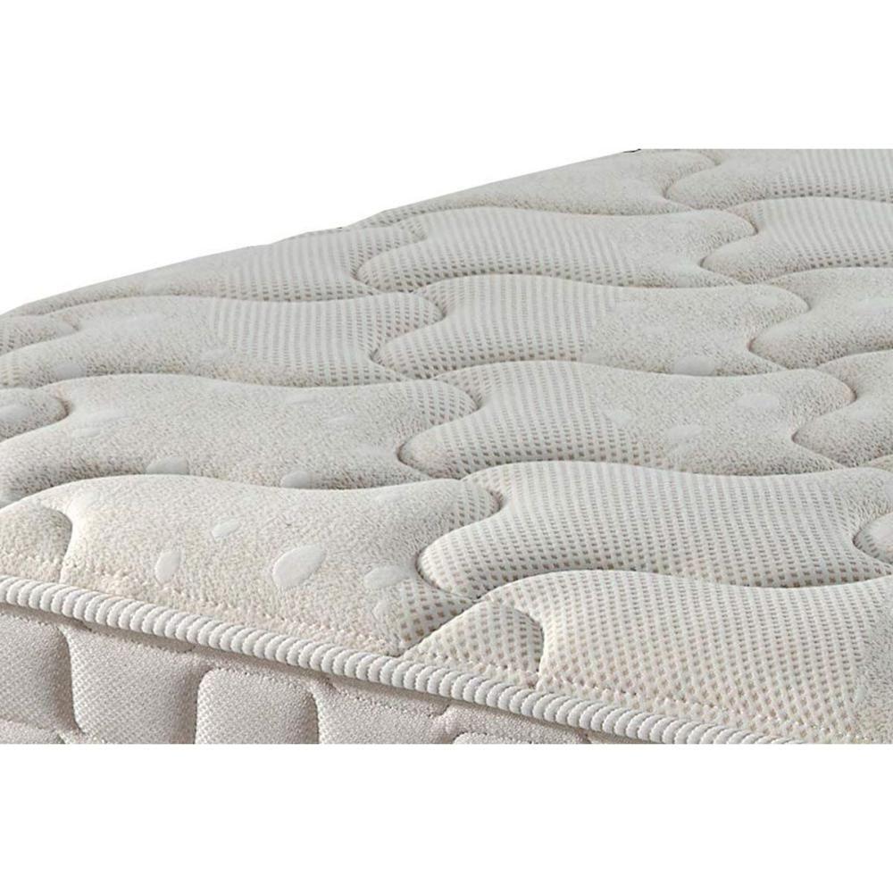 Conjunto Box Queen: Colchão Molas Ensacadas King Best New Clean + Base Crc Courano White (158x198) - 4