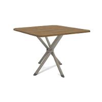 Mesa Para Cozinha Volga Com Tampo 90cm Niquel Nogueira Kappesberg - 1