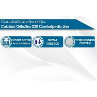 Colchão Solteiro Espuma D20 Comfortpedic Line (78x188x14) - Orthoflex