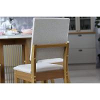 Kit 6 Cadeiras Sala Jantar Milla 6 Un Nature Suede Light Marrom Amêndoa - 7