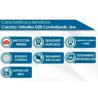 Colchão Solteiro Espuma D28 Comfortpedic Line (78x188x17) - Orthoflex - 2