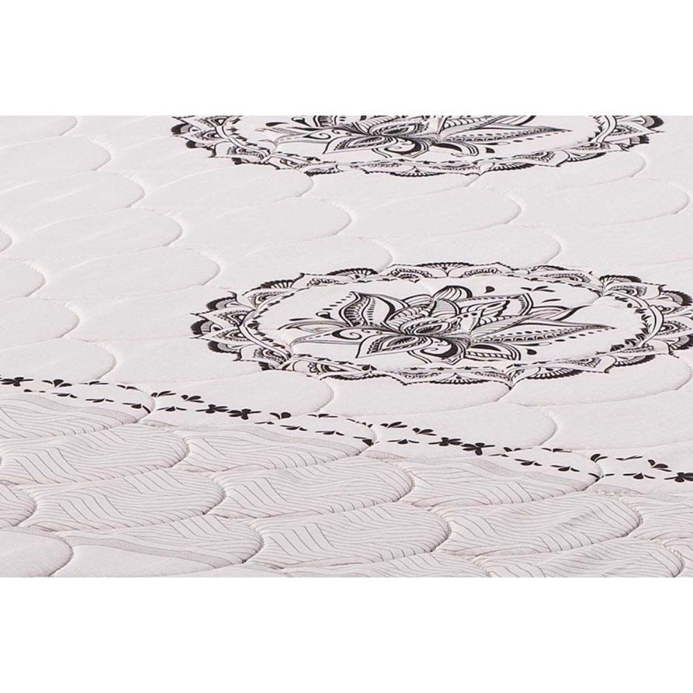 Conjunto Box Viúva: Colchão Anatômico Polar D28 Orthopremium Grey + Base Crc Suede Black (128x188) - 4