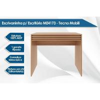 Mesa Escrivaninha Casal Com 1 Gaveta Ripada Me4173 Branco Tecno Mobili - 3