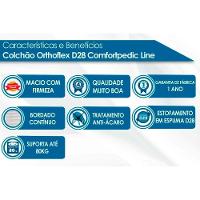 Colchão Solteiro Espuma D33 Comfortpedic (78x188x20) - Orthoflex - 5