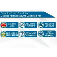 Colchão Casal Espuma D23 Pérola (138x188x16) - Polar - 3