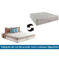 Cama Box Baú Casal: Colchão Molas Ensacadas King Best Clean + Base Crc Suede Clean (138x188) - 7