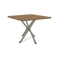 Mesa Para Cozinha Volga Com Tampo 90cm Niquel Nogueira Kappesberg - 1