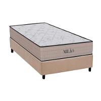 Conjunto Box Solteiro: Colchão Espuma Orthoflex D33 Milão Black + Base Crc Suede Clean (88x188) - 1