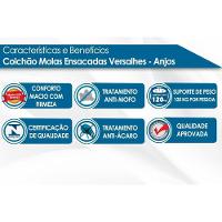 Colchão King Molas Masterpocket Ensacadas Versalhes Pillow In (193x203x30) - D Angelis Anjos